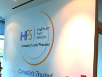 HFS Wall Mural  Wall mural installed on entrance wall